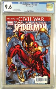 AMAZING SPIDER-MAN 529 CGC 9.8 1st Appearance Iron Spider Armor (SLAB GRADE)