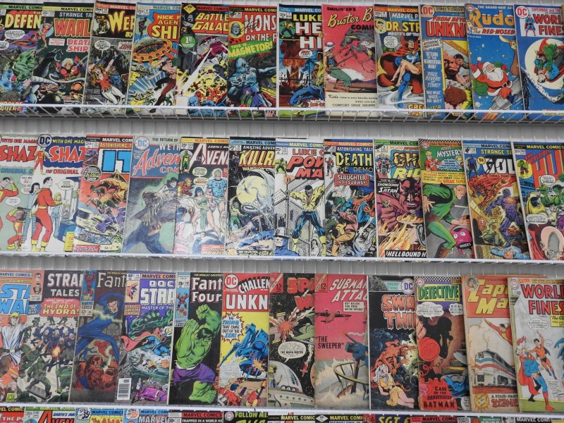 Huge Lot 160+ Silver/Bronze Comics W/Hulk, Fantastic Four, X-Men+ See Descript!!