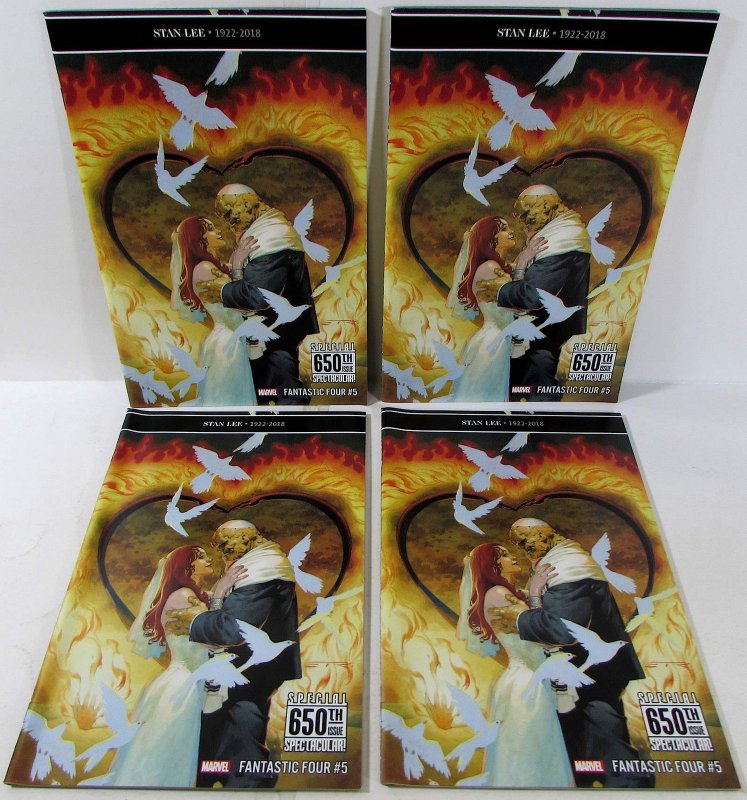 Fantastic Four Lot of 4 #5 x4 Marvel Comics (2019) NM 1st Print Comic Books