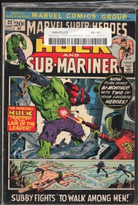 Marvel Super-Heroes #32 (1972) Namor the Sub-Mariner