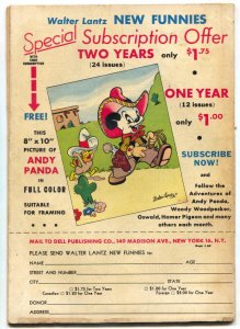 New Funnies #132 1947-Dell-Woody Woodpecker-Andy Panda