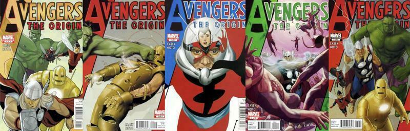 AVENGERS ORIGIN (2010) 1-5  COMPLETE!