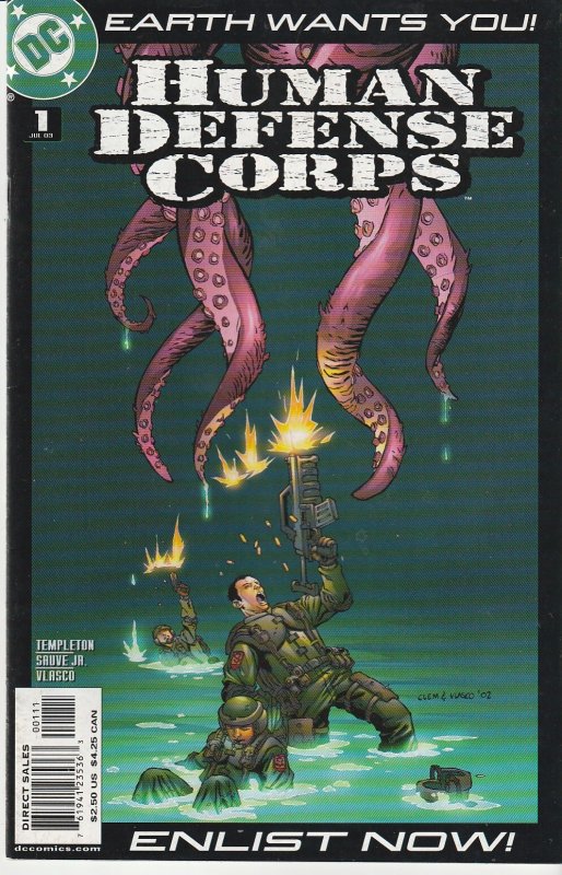 Human Defense Corps # 1  Protectors from Alien Incursion