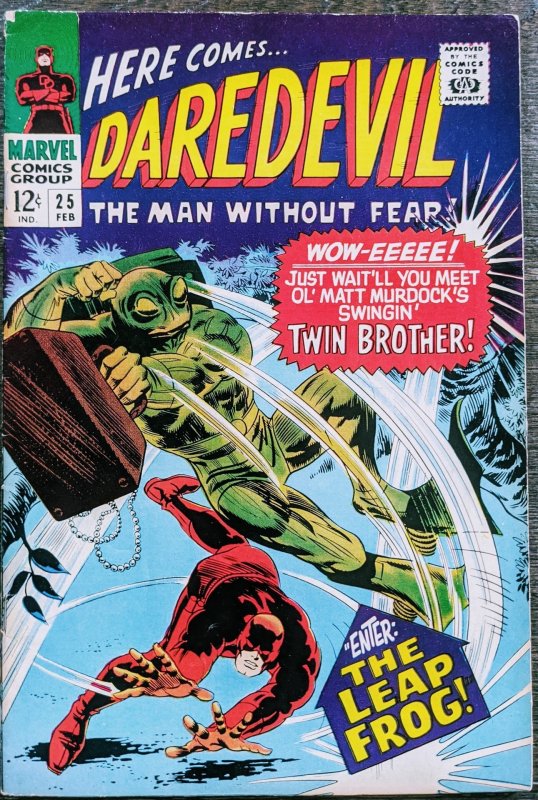 Daredevil #25 (1967) F+/VF - EXCELLENT SPEC BOOK!