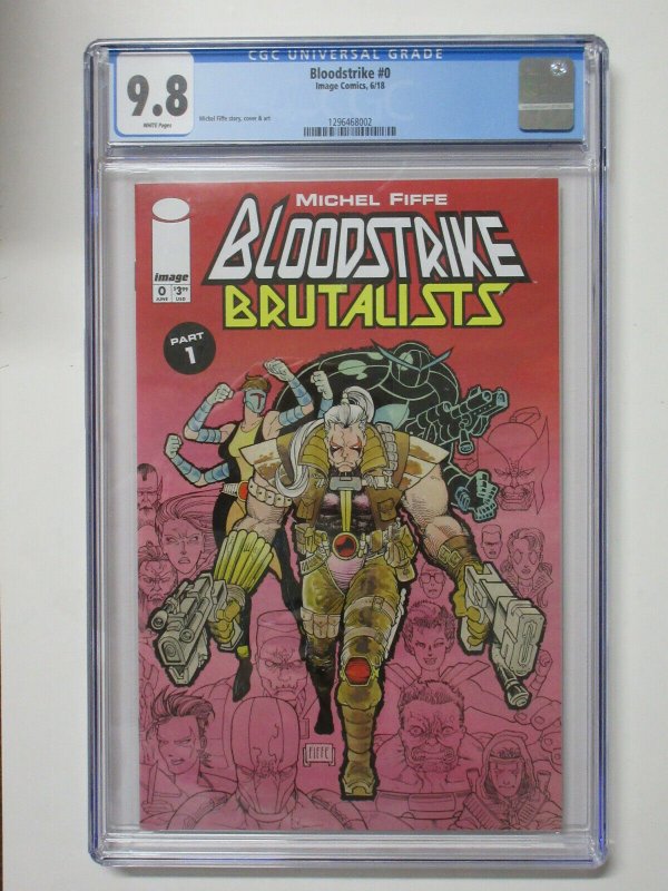 Bloodstrike Brutalists by Michel Fiffe Parts 1-3 CGC Graded! 9.8