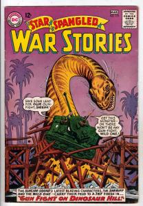 Star Spangled War Stories #119 (Mar-65) VF High-Grade Dinosaur, the Suicide S...