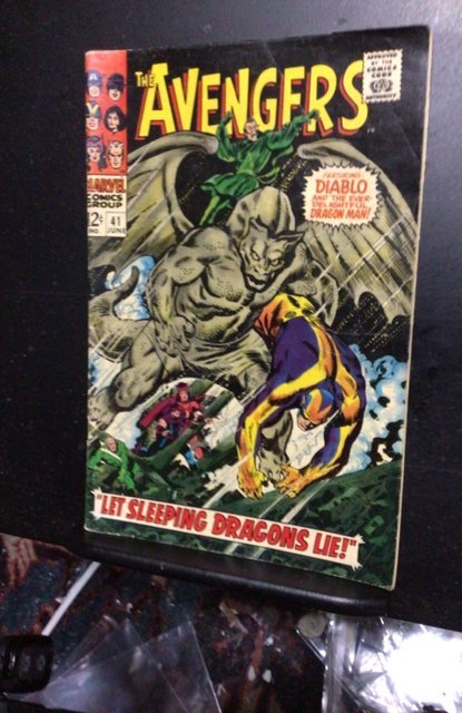 The Avengers #41 (1967) First Dragon Man! FN- slight color touch