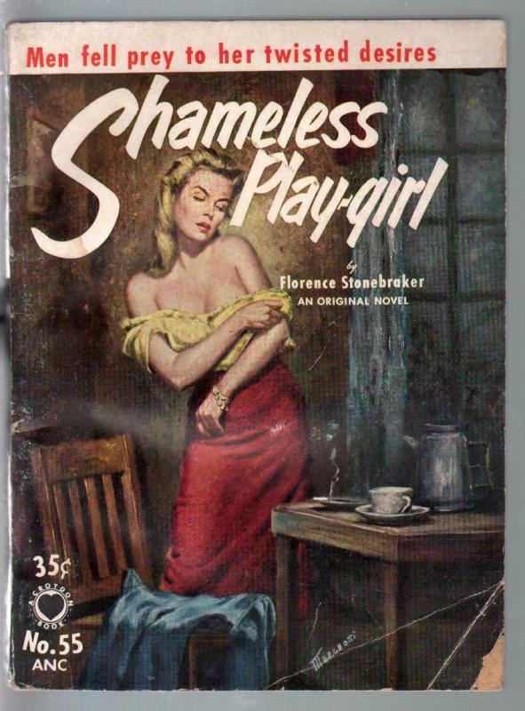 Croydon Books #55 1954-Shameless Playgirl-Stonebraker-Marchetti-VG-