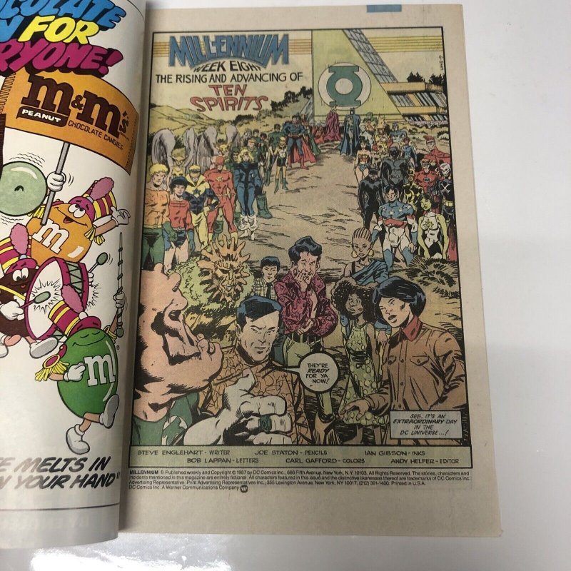 Millenium (1987) # 8 (VF) Canadian Price Variant • Steve Englehart •DC Comics