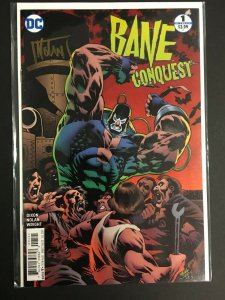 BANE:CONQUEST #1 JONES VARIANT SIGNED BY ARTIST GRAHAM NOLAN DC COMICS EB200