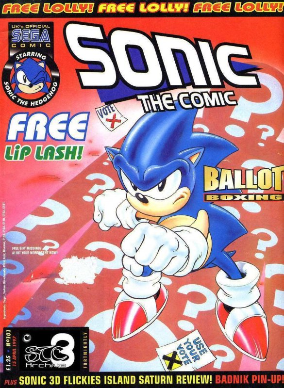 Sonic the Comic #2 GD; Fleetway Quality, low grade - Hedgehog - we combine ship