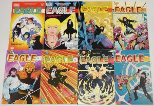 Eagle #1-23 VF/NM complete series - jack herman/neil vokes - 6 adam hughes - set