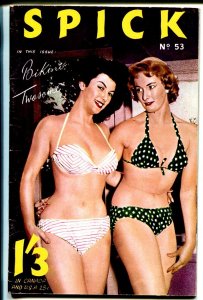 MAG: Spick #53 4/1958-cheesecake-British pin-ups-Julie Newmar-pretty UK women-FN