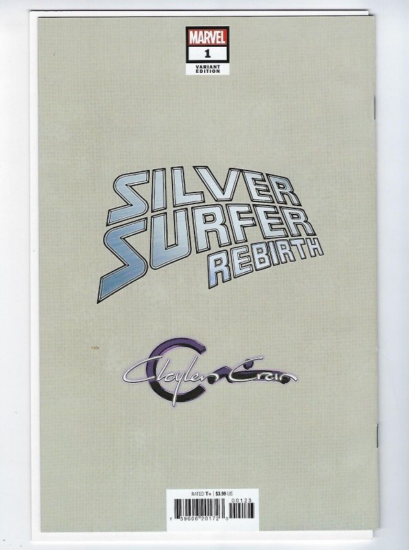 Silver Surfer Rebirth #1 Clayton Crain Trade Dress Exclusive Variant (2022) {NM}