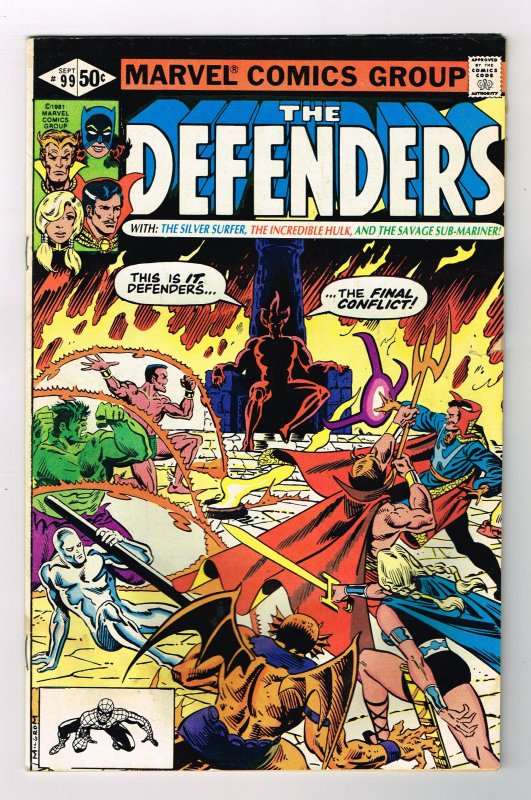 The Defenders #99 (1981) - Marvel – Direct Sales Copy