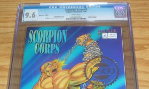 Scorpion Corps #2 CGC 9.6 silver foil variant - limited to 1,500 - highest grade