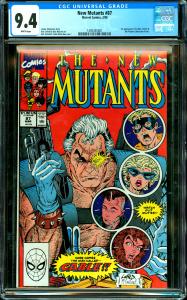 New Mutants #87 CGC Graded 9.4 1st Appearance of Cable, Stryfe...