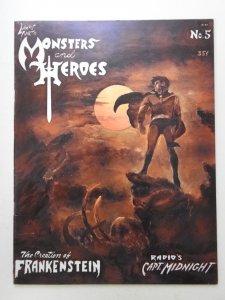 Monsters and Heroes #5 (1969) Featuring Frankenstein! Fine+ Condition!