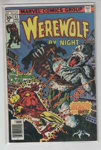 WEREWOLF BY NIGHT (1972 MARVEL) #43 FN/VF A98410