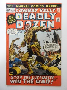 Combat Kelly and the Deadly Dozen #1 (1972) FN+ Condition!