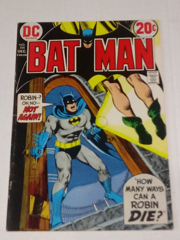 Batman #246 (7.0) Neal Adams Cover Scarecrow Appearance Bronze Age DC ID#16D