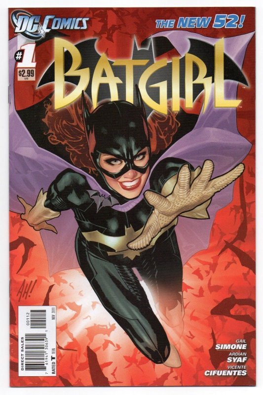 (2011) DC 52 BATGIRL #1 (Vol. 4) 2nd Print Adam Hughes Variant Cover! Movie?