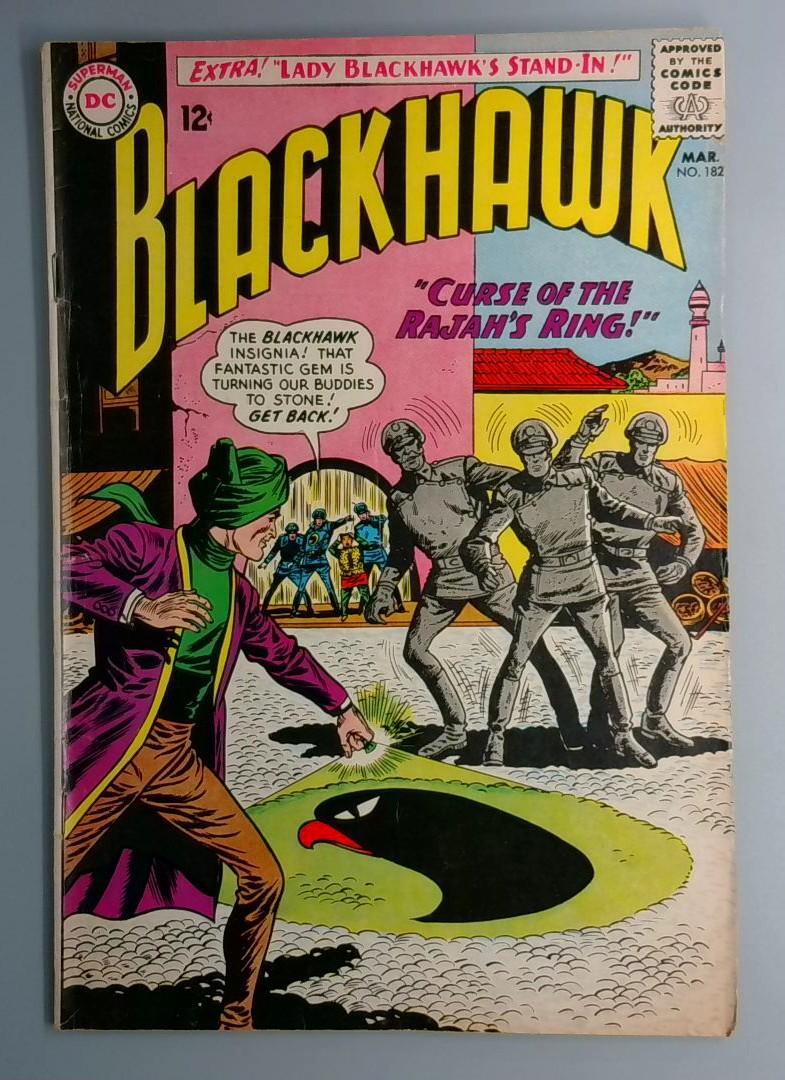 Blackhawk #182 VG+ 1st Penny van Camp DC 1964 BW1