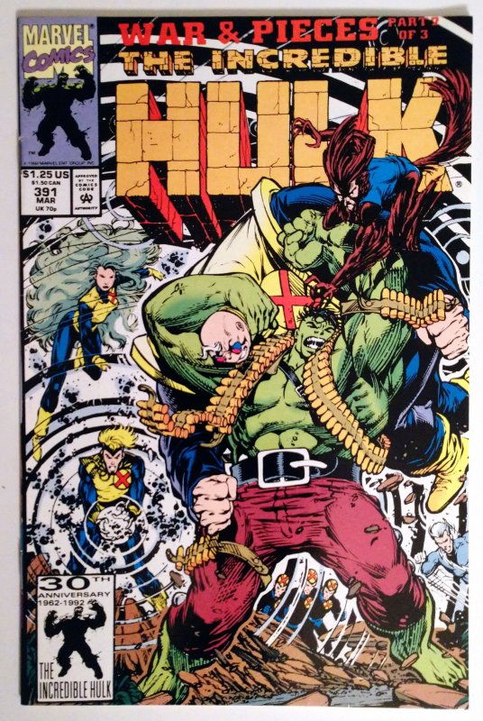 The Incredible Hulk #391 (FN-, 1992)