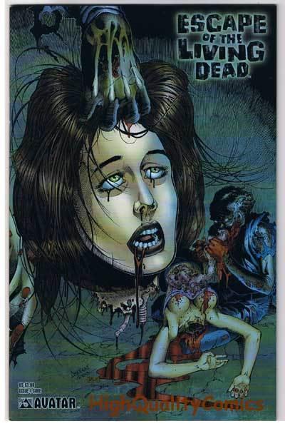 ESCAPE of the LIVING DEAD 4, NM-, Gore, Avatar,Zombies,2005,more Horror in store