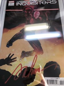 Star Wars : Inquisitors #1 (CGC 9.8 SS) Signed Alex Maleev * Census = 1 * Marvel