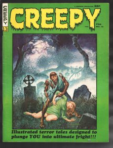 Creepy #13 1966- Warren-Graveyard horror cover by Gray Morrow-Joe Orlando-Ste...