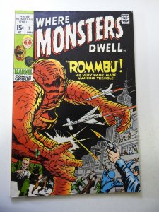 Where Monsters Dwell #7 (1971) VG Condition