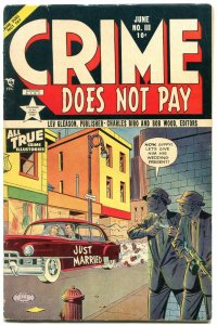 CRIME DOES NOT PAY #111-INJURY TO THE EYE - 1952 CADDY FN