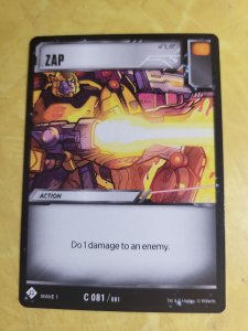 Transformers Trading Card Game: Wave 1 - Zap