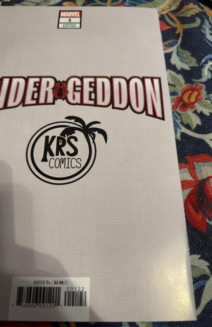 Spider-Geddon #1 Tan Cover B (2018)high grade variant