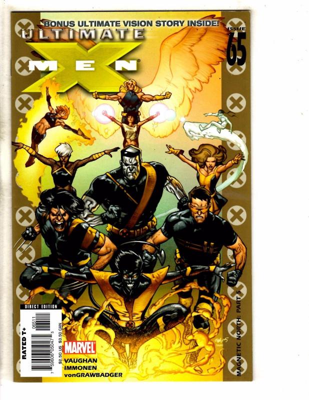 Lot Of 5 Ultimate X-Men Marvel Comic Books # 61 62 63 64 65 Wolverine Storm J263 