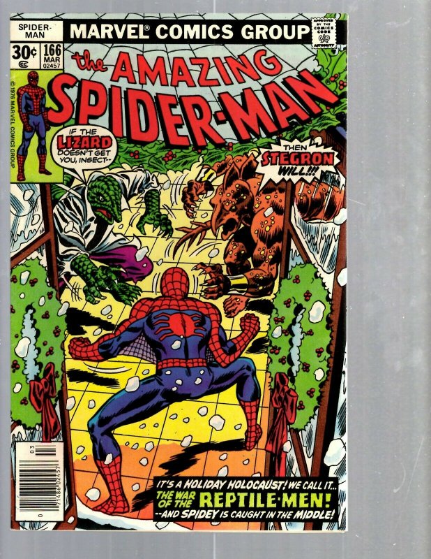 Amazing Spider-Man # 166 NM- Marvel Comic Book MJ Vulture Goblin Scorpion TJ1