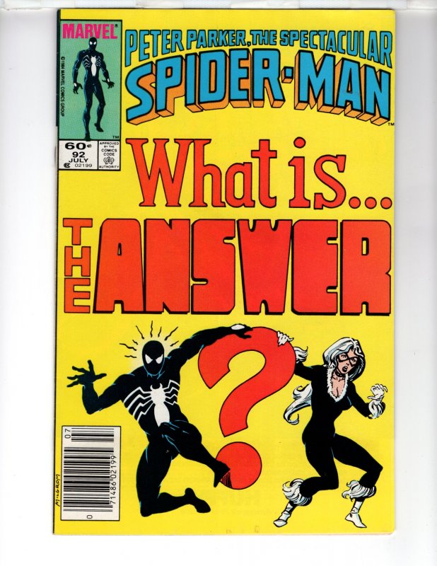 The Spectacular Spider-Man #92 (1984)  / NSC•NCA10