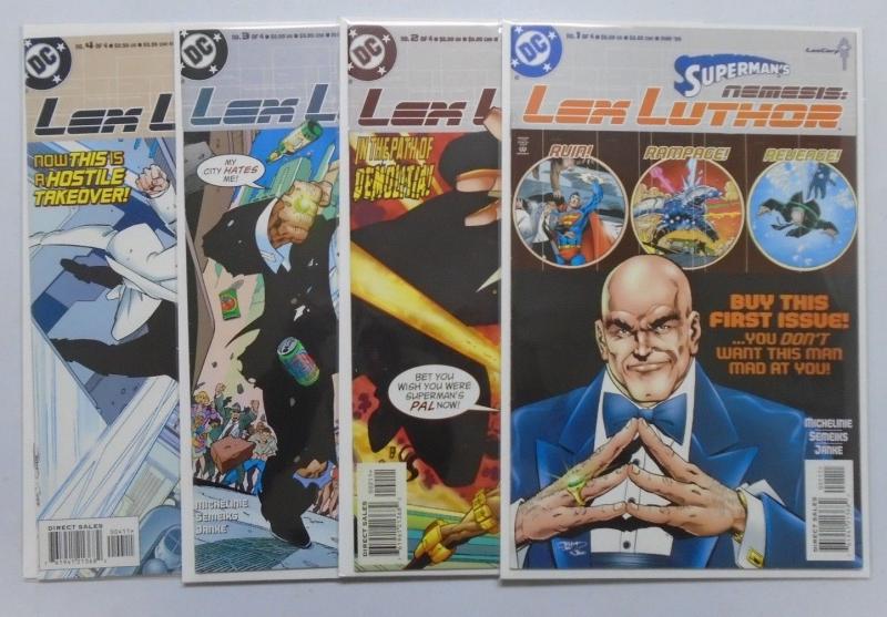 Superman's Nemesis Lex Luthor, Set:#1-4, 8.0/VF (1999)