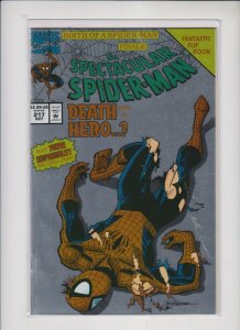 SPECTACULAR SPIDER-MAN #217 FINALE 1994 MARVEL / FANTASTIC FLIP FOIL BOOK / NM 