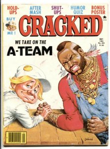 CRACKED Magazine #203 1984- A-TEAM cover VG