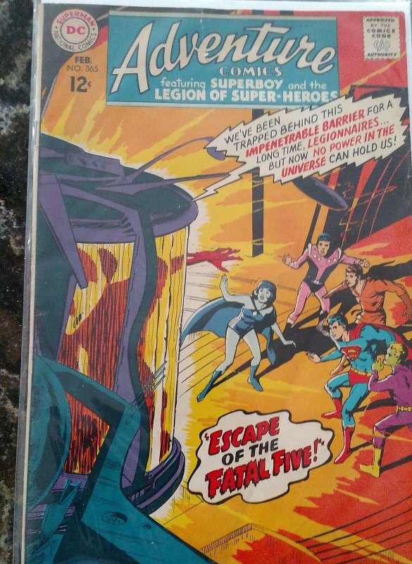 Adventure Comics #365 (Feb 1968, DC) FN/VF-