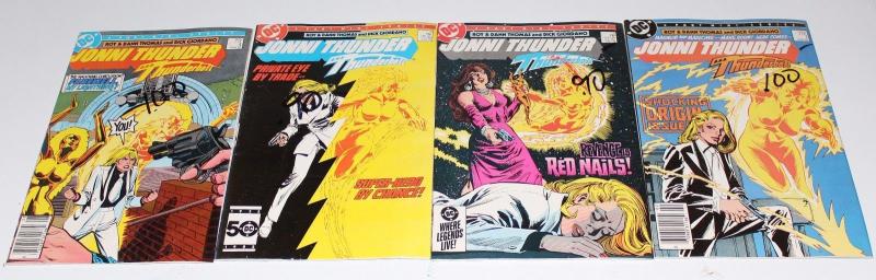 DC Jonni Thunder AKA Thunderbolt #1-4 (1,2,3,4) DC Comics 1985 ~ VF (HX275)