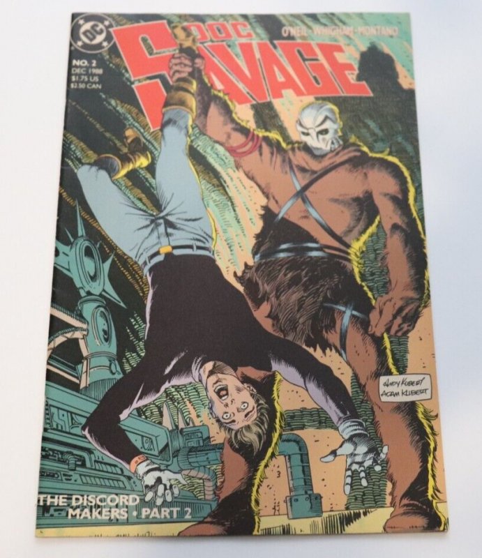 Doc Savage Comic #2 Dec 1988 DC Comics