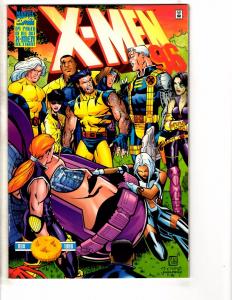 Lot Of 7 X-Men Marvel Comic Books # 1 2 (2) 3 95' 96' 97' Wolverine Gambit J203