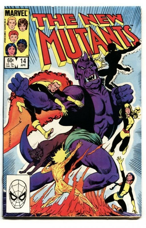 The New Mutants #14 1983- Marvel comic book