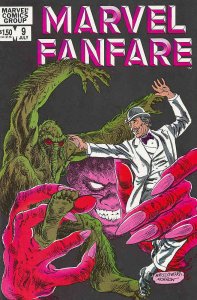 Marvel Fanfare #9 VG ; Marvel | low grade comic Man-Thing