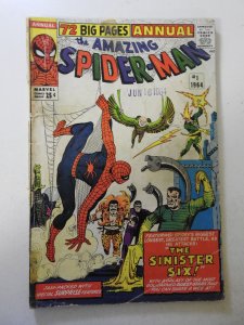 The Amazing Spider-Man Annual #1 (1964) PR Condition see desc