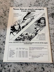 Conan Saga # 10 VF/NM Marvel Comic Book Magazine Red Sonja King Kull 3 J390
