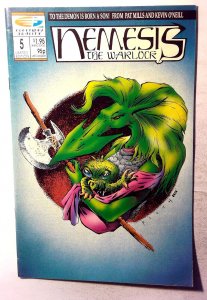Nemesis the Warlock #5 (1990) Quality Comics 1st Print Comic Book